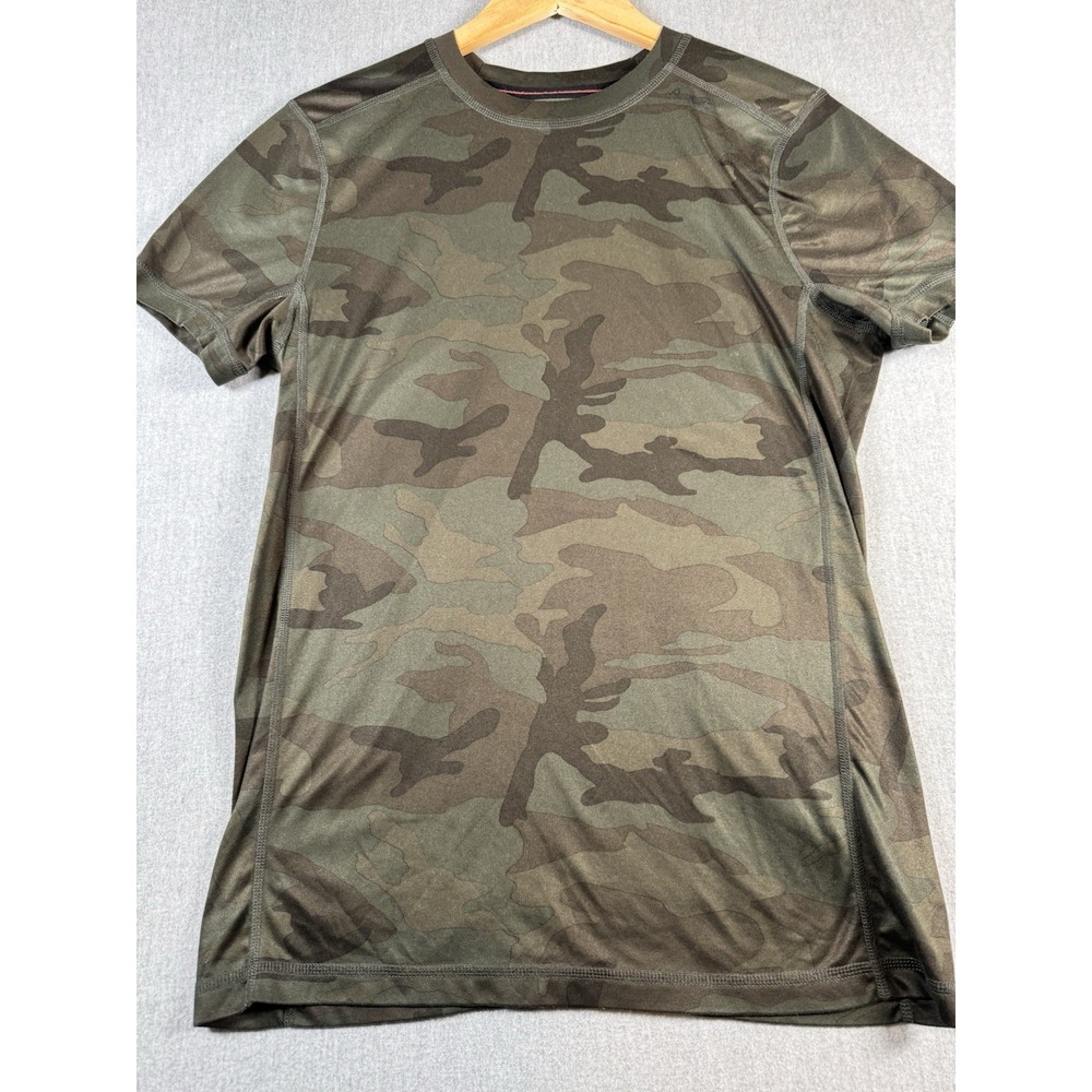 Abercrombie Fitch Camo Athletic Shirt Mens Medium Compression Workout Tee - Picture 8 of 16
